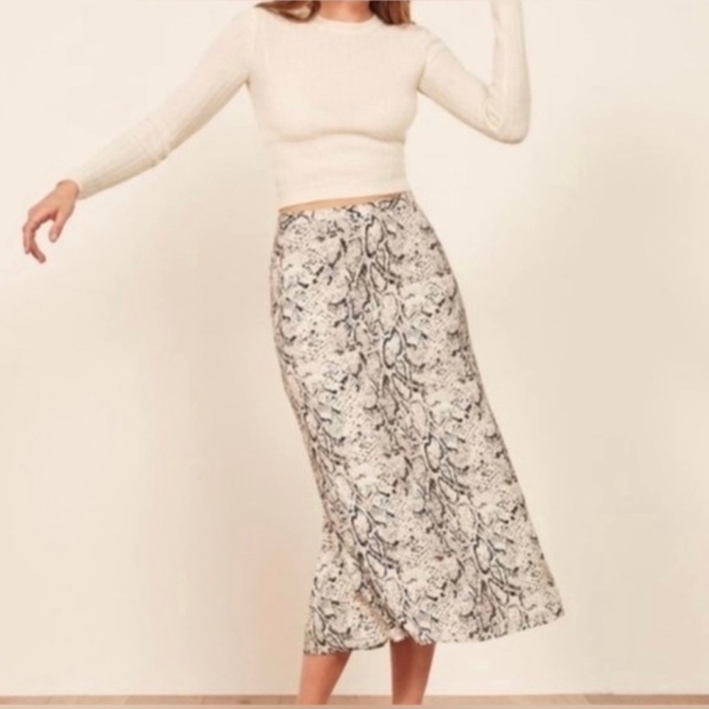 Reformation Bea Midi Skirt Size 6P